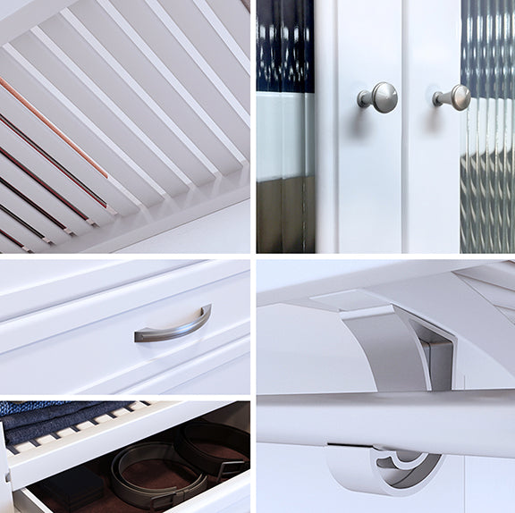 image walkin closet with drawers and doors product features