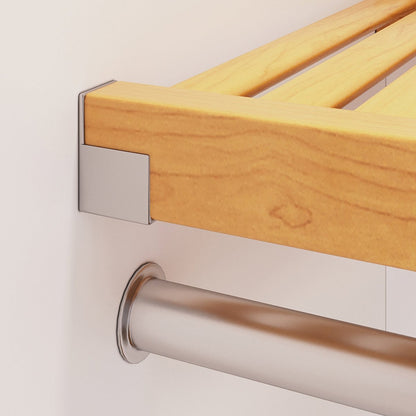 Solid Wood Closet Organizer with 6 Drawers Modern - John Louis Home - Closet Organizers