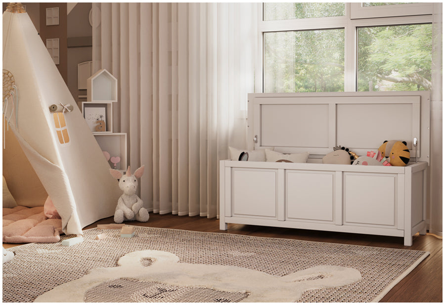storage chest  in kids playroom